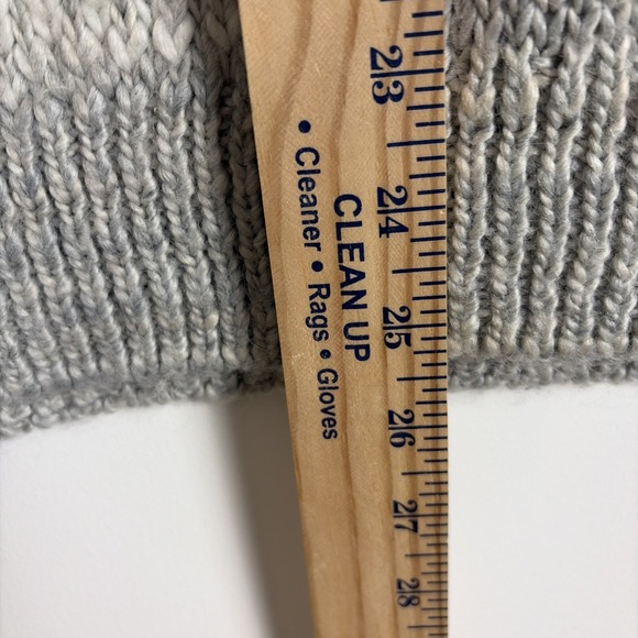 Lucky Brand Women's Gray Sweater Size Large Boho Classic Outdoor Ski Cottagecore - Picture 13 of 14